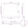 Patas para mesa comedor forma V 2 uds antracita 40x(30-31,3) cm de , Patas para mesas - Ref: Foro24-4012526, Precio: 49,31 €,...