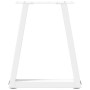 Patas para mesa de comedor en forma de V 2 uds blanco acero de , Patas para mesas - Ref: Foro24-4012545, Precio: 61,33 €, Des...