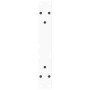 Patas para mesa de comedor en forma de V 2 uds blanco acero de , Patas para mesas - Ref: Foro24-4012545, Precio: 61,33 €, Des...
