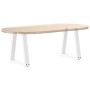 Patas para mesa de comedor en forma de V 2 uds blanco acero de , Patas para mesas - Ref: Foro24-4012545, Precio: 61,33 €, Des...
