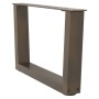 Patas para mesa de comedor en forma de V 2 uds acero natural de , Patas para mesas - Ref: Foro24-4012615, Precio: 68,45 €, De...
