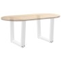 Patas para mesa de comedor forma V 2 uds blanco 50x(42-43,3) cm de , Patas para mesas - Ref: Foro24-4012629, Precio: 67,32 €,...