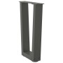 Patas para mesa de comedor en forma de V 2 uds antracita Acero de , Patas para mesas - Ref: Foro24-4012622, Precio: 54,79 €, ...