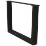 Patas para mesa de comedor forma V 2 uds negro 70x(42-43,3) cm de , Patas para mesas - Ref: Foro24-4012636, Precio: 67,09 €, ...