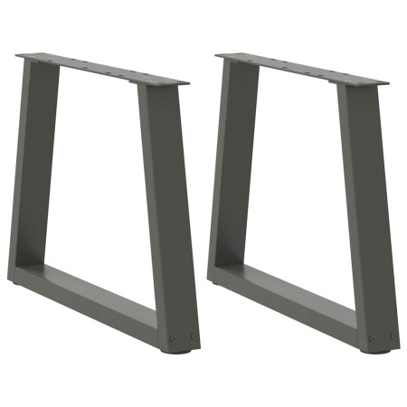 Patas para mesa de comedor en forma de V 2 uds antracita acero de , Patas para mesas - Ref: Foro24-4012558, Precio: 75,93 €, ...