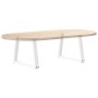 Patas para mesa de comedor forma V 2 uds blanco 60x(42-43,3) cm de , Patas para mesas - Ref: Foro24-4012553, Precio: 71,84 €,...