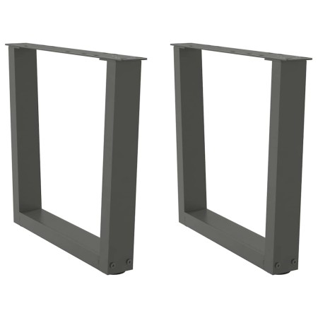 Patas para mesa de comedor en forma de V 2 uds antracita acero de , Patas para mesas - Ref: Foro24-4012634, Precio: 71,77 €, ...