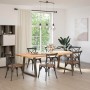 Patas para mesa de comedor en forma de V 2 uds acero natural de , Patas para mesas - Ref: Foro24-4012579, Precio: 106,41 €, D...