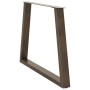 Patas para mesa de comedor en forma de V 2 uds acero natural de , Patas para mesas - Ref: Foro24-4012579, Precio: 106,41 €, D...
