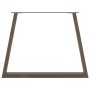 Patas para mesa de comedor en forma de V 2 uds acero natural de , Patas para mesas - Ref: Foro24-4012579, Precio: 106,41 €, D...