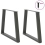 Patas para mesa de comedor en forma de V 2 uds antracita acero de , Patas para mesas - Ref: Foro24-4012570, Precio: 96,28 €, ...