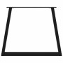 Patas para mesa de comedor en forma de V 2 uds acero negro de , Patas para mesas - Ref: Foro24-4012572, Precio: 82,39 €, Desc...