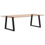Patas para mesa de comedor en forma de V 2 uds acero negro de , Patas para mesas - Ref: Foro24-4012572, Precio: 82,39 €, Desc...