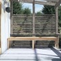Banco de jardín de 2 plazas madera maciza pino 203,5x44x45 cm de vidaXL, Bancos de jardín - Ref: Foro24-824018, Precio: 89,84...