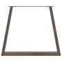 Patas para mesa de comedor en forma de V 3 uds acero natural de , Patas para mesas - Ref: Foro24-4012587, Precio: 145,88 €, D...