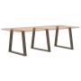 Patas para mesa de comedor en forma de V 3 uds acero natural de , Patas para mesas - Ref: Foro24-4012587, Precio: 145,88 €, D...