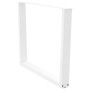 Patas mesa comedor forma V 2uds acero blanco 100x(72-73,3)cm de , Patas para mesas - Ref: Foro24-4012657, Precio: 119,26 €, D...