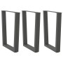 Patas para mesa de comedor en forma de V 3 uds antracita acero de , Patas para mesas - Ref: Foro24-4012662, Precio: 139,56 €,...