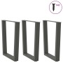 Patas para mesa de comedor en forma de V 3 uds antracita acero de , Patas para mesas - Ref: Foro24-4012662, Precio: 139,56 €,...