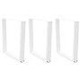 Patas para mesa de comedor en forma de V 3 uds acero blanco de , Patas para mesas - Ref: Foro24-4012669, Precio: 154,08 €, De...
