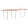 Patas para mesa de comedor en forma de V 3 uds acero blanco de , Patas para mesas - Ref: Foro24-4012669, Precio: 154,08 €, De...