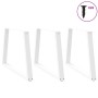 Patas para mesa de comedor en forma de V 3 uds acero blanco de , Patas para mesas - Ref: Foro24-4012593, Precio: 157,61 €, De...