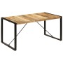 Mesa de comedor de madera maciza de mango 160x80x75 cm en Mesas de comedor | Comprar online en Foru.es