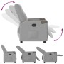 Sillón reclinable de tela gris nube de , Sillones - Ref: Foro24-4104838, Precio: 187,34 €, Descuento: %