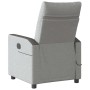Sillón de masaje reclinable de tela gris nube de , Sillones - Ref: Foro24-4104831, Precio: 209,17 €, Descuento: %