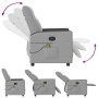 Sillón de masaje reclinable de tela gris nube de , Sillones - Ref: Foro24-4104831, Precio: 209,17 €, Descuento: %