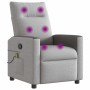 Sillón de masaje reclinable de tela gris nube de , Sillones - Ref: Foro24-4104831, Precio: 209,17 €, Descuento: %