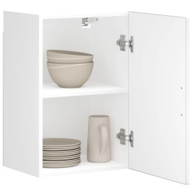 Armario de pared para cocina Porto madera de ingeniería blanca de , Armarios de cocina - Ref: Foro24-854027, Precio: 54,18 €,...