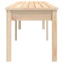 Banco de jardín de 2 plazas madera maciza pino 203,5x44x45 cm de vidaXL, Bancos de jardín - Ref: Foro24-824018, Precio: 89,84...