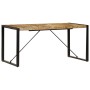 Mesa de comedor de madera maciza de mango 160x80x75 cm en Mesas de comedor | Comprar online en Foru.es