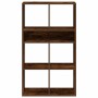 Estantería madera ingeniería color roble ahumado 66x31x112 cm de , Librerías y estanterías - Ref: Foro24-860305, Precio: 76,7...