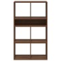 Estantería madera de ingeniería color marrón roble 66x31x112 cm de , Librerías y estanterías - Ref: Foro24-860307, Precio: 78...
