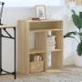 Estantería madera ingeniería color roble 66x31x80 cm de , Librerías y estanterías - Ref: Foro24-860294, Precio: 58,87 €, Desc...