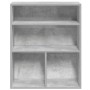 Estantería madera contrachapada gris hormigón 60x30x71,5 cm de , Librerías y estanterías - Ref: Foro24-860313, Precio: 50,35 ...
