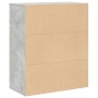 Estantería madera contrachapada gris hormigón 60x30x71,5 cm de , Librerías y estanterías - Ref: Foro24-860313, Precio: 50,35 ...