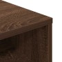 Estantería madera ingeniería roble marrón 34x31x80 cm de , Librerías y estanterías - Ref: Foro24-860280, Precio: 43,69 €, Des...