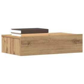 Mesita de noche madera de ingeniería roble artisan 60x35 cm de , Mesitas de noche - Ref: Foro24-3329160, Precio: 42,01 €, Des...