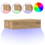 Mesita de noche madera de ingeniería roble artisan 60x35 cm de , Mesitas de noche - Ref: Foro24-3329160, Precio: 42,01 €, Des...