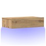 Mesita de noche madera de ingeniería roble artisan 60x35 cm de , Mesitas de noche - Ref: Foro24-3329160, Precio: 42,01 €, Des...