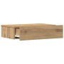 Mesita de noche madera de ingeniería roble artisan 60x35 cm de , Mesitas de noche - Ref: Foro24-3329160, Precio: 42,01 €, Des...
