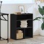 Estantería madera ingeniería negra 60x30x71,5 cm de , Librerías y estanterías - Ref: Foro24-860311, Precio: 52,76 €, Descuent...