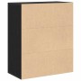 Estantería madera ingeniería negra 60x30x71,5 cm de , Librerías y estanterías - Ref: Foro24-860311, Precio: 52,76 €, Descuent...