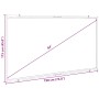 Pantalla de proyección colgante de pared 84 pulgadas 16:9 de , Pantallas para proyección - Ref: Foro24-4101030, Precio: 35,05...