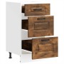 Mueble bajo de cocina Kalmar de madera ingeniería roble ahumado de , Armarios de cocina - Ref: Foro24-854245, Precio: 107,09 ...