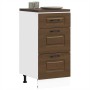 Mueble bajo de cocina Kalmar madera ingeniería de roble marrón de , Armarios de cocina - Ref: Foro24-854247, Precio: 92,54 €,...