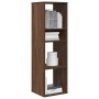 Estantería madera de ingeniería color marrón roble 34x31x112 cm de , Librerías y estanterías - Ref: Foro24-860289, Precio: 53...